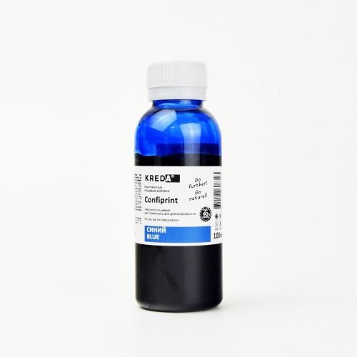 Blue, Confiprint, food ink for printing