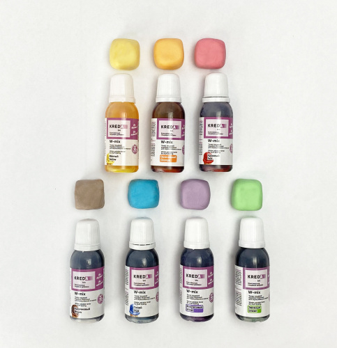 MASTER Set of gel water-soluble food colorants, 7pcs*20ml