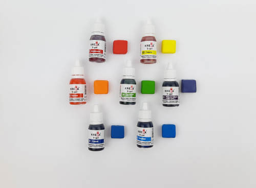 RAINBOW promo Set of gel water-soluble food concentrates, 7pcs*10ml