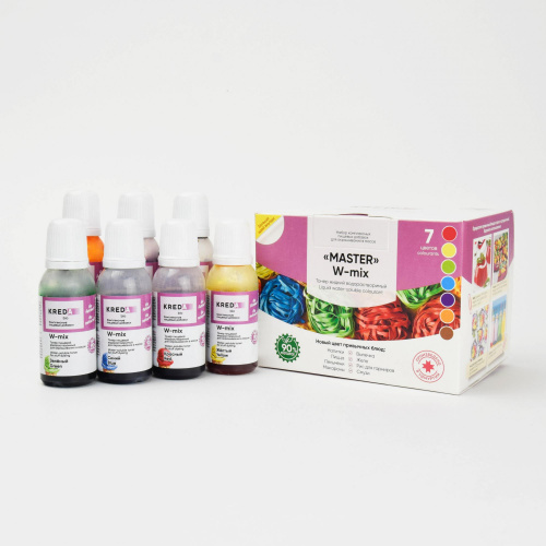 MASTER Set of gel water-soluble food colorants, 7pcs*20ml