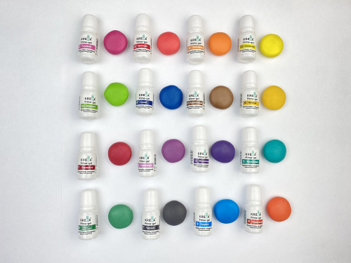 Lemon, Prime-gel, water-soluble food dye